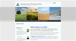 Desktop Screenshot of americancanyonfilam.adventistfaith.org