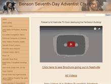 Tablet Screenshot of benson.adventistfaith.org