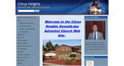 Desktop Screenshot of citrusheights.adventistfaith.org