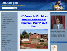Tablet Screenshot of citrusheights.adventistfaith.org