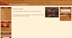 Desktop Screenshot of elmontespanish.adventistfaith.org