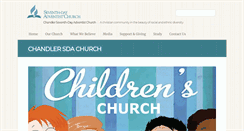 Desktop Screenshot of chandler.adventistfaith.org