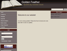 Tablet Screenshot of goldenfeather.adventistfaith.org