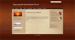 Desktop Screenshot of fallon.adventistfaith.org