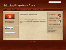 Tablet Screenshot of fallon.adventistfaith.org