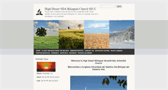 Desktop Screenshot of highdesertbilingual.adventistfaith.org