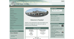 Desktop Screenshot of paradisesda-org.adventistfaith.org
