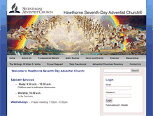 Tablet Screenshot of hawthorne.adventistfaith.org