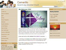 Tablet Screenshot of camarillo.adventistfaith.org