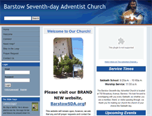 Tablet Screenshot of barstow.adventistfaith.org