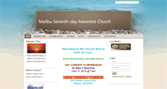 Desktop Screenshot of malibusdachurch.adventistfaith.org