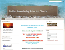 Tablet Screenshot of malibusdachurch.adventistfaith.org