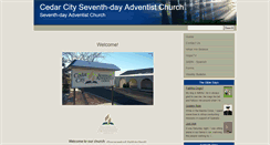 Desktop Screenshot of cedarcity.adventistfaith.org