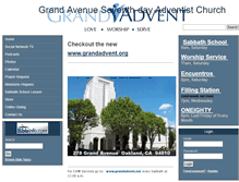 Tablet Screenshot of grandadvent.adventistfaith.org