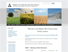 Tablet Screenshot of milpitas.adventistfaith.org