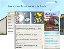 Tablet Screenshot of fresnocentralsda.adventistfaith.org