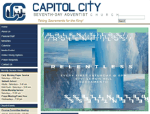 Tablet Screenshot of capitolcitysda.adventistfaith.org