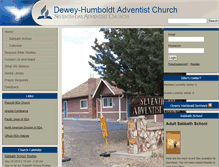 Tablet Screenshot of dewey-humboldt.adventistfaith.org