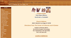 Desktop Screenshot of centennial.adventistfaith.org