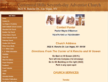 Tablet Screenshot of centennial.adventistfaith.org