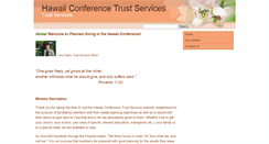 Desktop Screenshot of hwictrust.adventistfaith.org