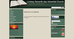 Desktop Screenshot of lindsay.adventistfaith.org