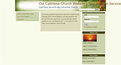 Desktop Screenshot of calimesa.adventistfaith.org