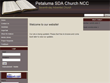 Tablet Screenshot of petalumasda.adventistfaith.org