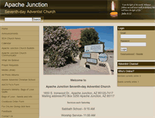 Tablet Screenshot of apachejunction.adventistfaith.org