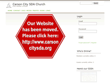 Tablet Screenshot of carsoncitysdachurch.adventistfaith.org