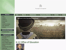 Tablet Screenshot of cccedu.adventistfaith.org