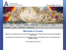 Tablet Screenshot of covelo.adventistfaith.org