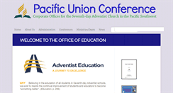 Desktop Screenshot of paucedu.adventistfaith.org