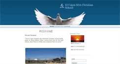 Desktop Screenshot of elcajonsdachristianschool.adventistfaith.org