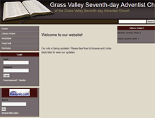 Tablet Screenshot of grassvalley.adventistfaith.org