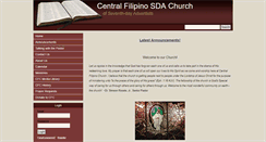 Desktop Screenshot of centralfilipinochurch.adventistfaith.org