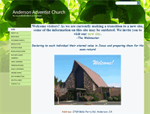 Tablet Screenshot of anderson.adventistfaith.org